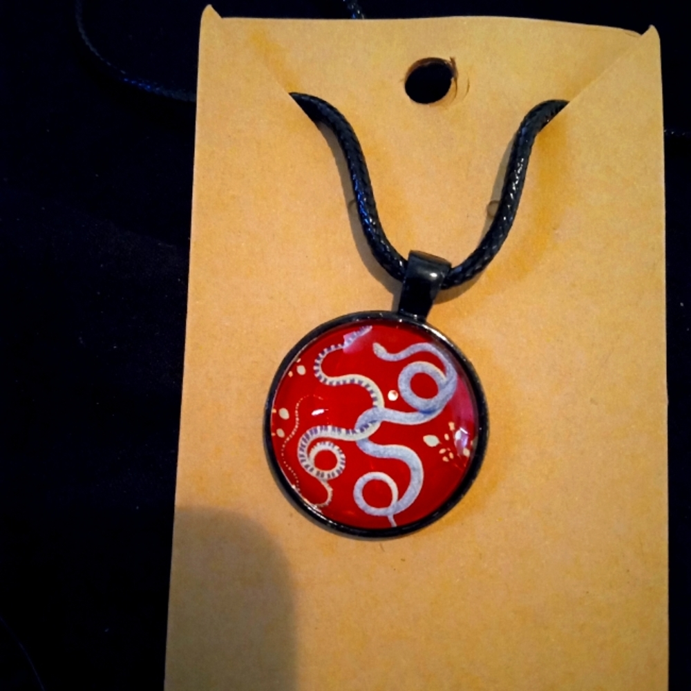 Handcrafted Glass Pendant Necklace